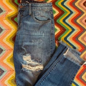 Fashion Nova Distressed Denim Jeans